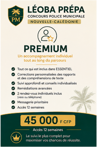 Léoba Prépa PM NC — Premium