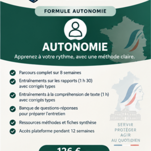 Léoba Prépa PM France — Autonomie